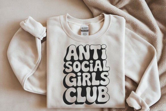 Anti-social Girls Club Svg, Introvert