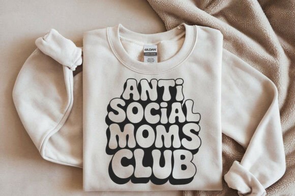 Anti Social Moms Club Svg