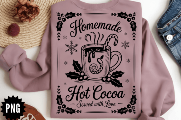 Homemade Hot Cocoa Served with Love SVG