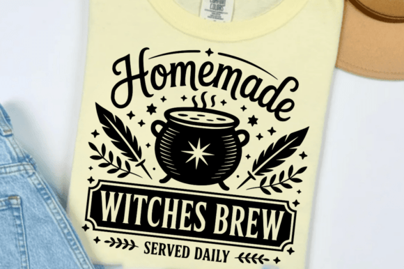 Homemade Witches Brew SVG Design