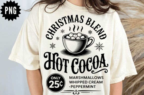 Hot Cocoa Christmas SVG Design