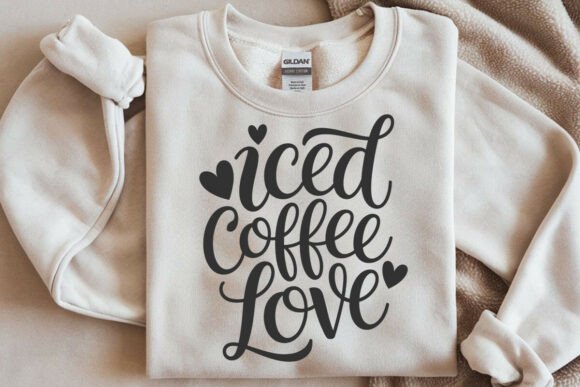 Iced Coffee Love Svg, Iced Coffee Cup