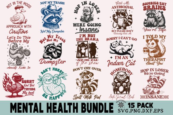 Mental Health Sublimation Bundle
