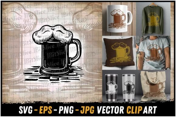 Mustache Dad Beer Mug SVG Review