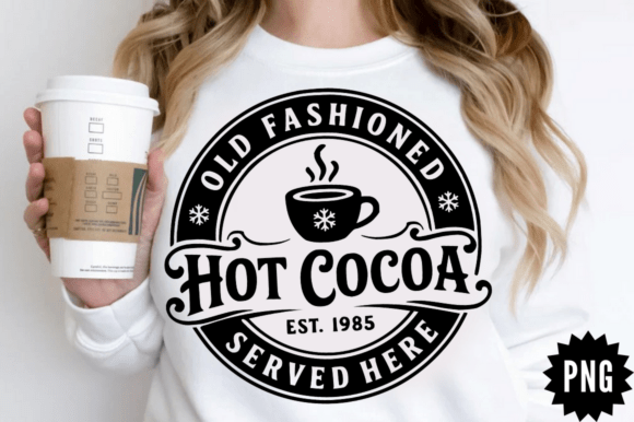 Old Fashioned Hot Cocoa SVG Design