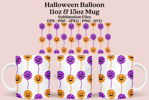 Review: Balloon Halloween 11 15oz Mug Wrap SVG
