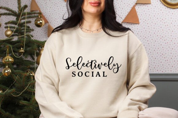 Selectively Social SVG PNG, Introvert