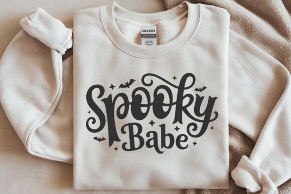 Spooky Babe Svg, Halloween Vibes Svg